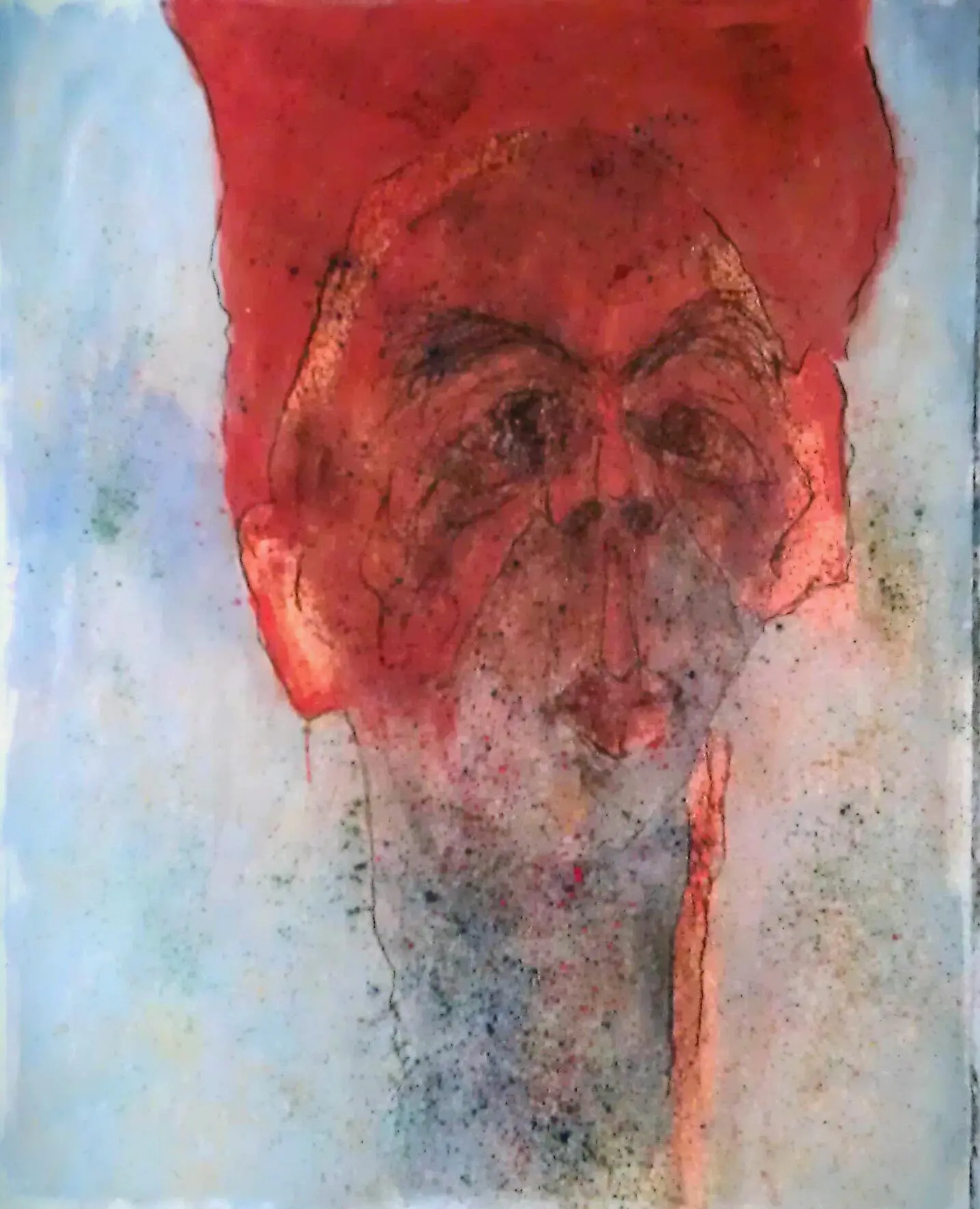 Portrait, Mixed media on canvas, 110 x 85 cm, 2013